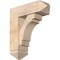Ekena Millwork Merced Arts and Crafts Smooth Bracket w/ Offset Brace, Douglas Fir, 7 1/2"W x 22"D x 26"H BKT0806X22X26MRC03SDF - alternate 1